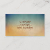 Mythische brandwerende Phoenix Bird Visitekaartje (Achterkant)