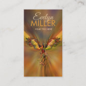 Mythische brandwerende Phoenix Bird Visitekaartje (Voorkant)