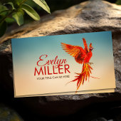 Mythische brandwerende Phoenix Bird Visitekaartje