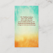 Mythische brandwerende Phoenix Bird Visitekaartje (Achterkant)