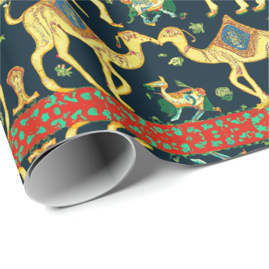 Mythische Camelid Wrapping Papier (Rol Hoek)