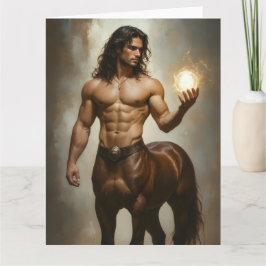 Mythische Centaur met gloeiende bol Kaart