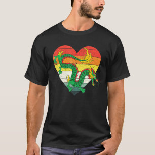Mythische Chinese Cultuur Fantasy Creature Heart R T-shirt