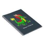 Mythische Chinese Draak Notitieboek (Rechterzijde)