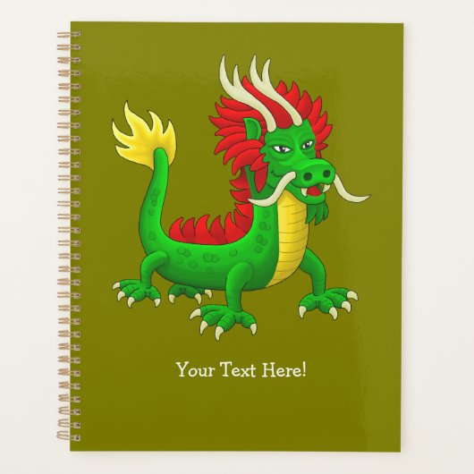Mythische Chinese Draak Planner (Voorkant)