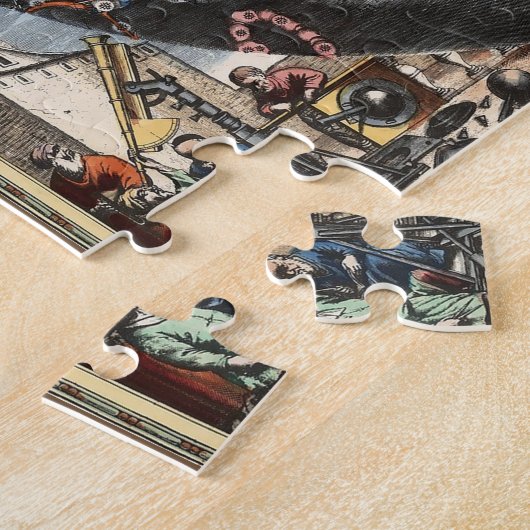 Mythische constellaties Nautische kaart Legpuzzel (Zijkant)