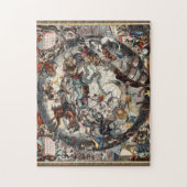 Mythische constellaties Nautische kaart Legpuzzel (Verticaal)