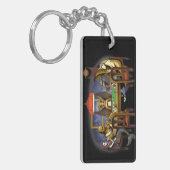 Mythische creaties die poker spelen sleutelhanger (Voorkant Links)