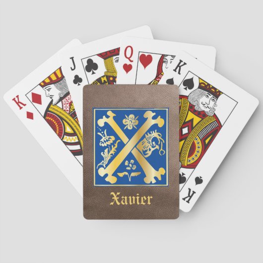 Mythische creaties uit de 16e eeuw Decoratief Kapi Pokerkaarten (Achterkant)