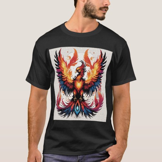 Mythische Diamond Phoenix T-shirt (Voorkant)