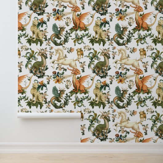 Mythische dieren Bos wezens Behang (Applicatie)