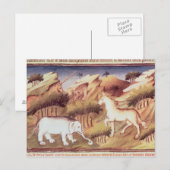 Mythische dieren in de wildernis briefkaart (Voorkant / Achterkant)