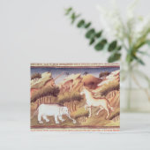 Mythische dieren in de wildernis briefkaart (Staand voorkant)