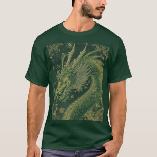 Mythische Draak Fantasy Draak T-Shirt Ontwerp