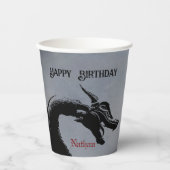 Mythische draak gepersonaliseerd papieren bekers (Voorkant)