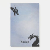 Mythische draak gepersonaliseerd post-it® notes (Voorkant)