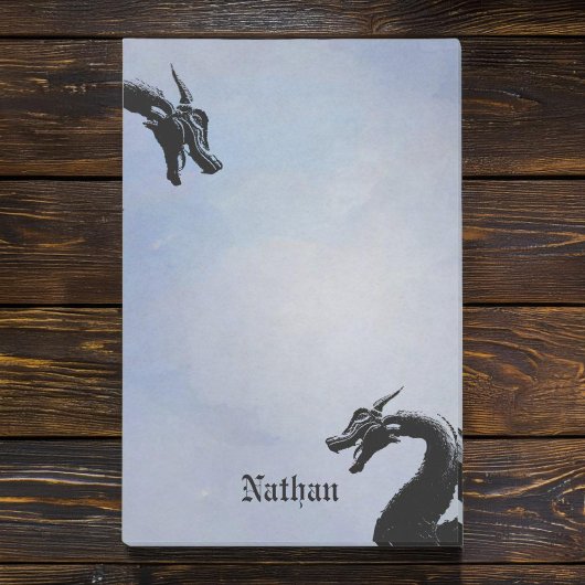 Mythische draak gepersonaliseerd post-it® notes