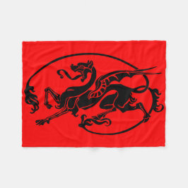 Mythische draak, Jaar van het Drakenontwerp Fleece Deken