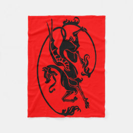 Mythische draak, Jaar van het Drakenontwerp Fleece Deken