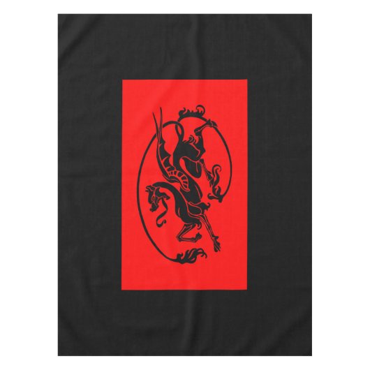 Mythische draak, Jaar van het Drakenontwerp Tafelkleed (Voorkant)