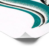 Mythische draak met 3 koppen perfect poster (Hoek)