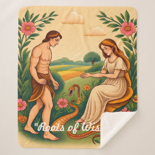 Mythische Eden Bloom Sherpa Deken