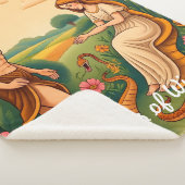 Mythische Eden Bloom Sherpa Deken (3/4)
