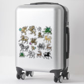 Mythische en Magische Beasts Sticker Set (Koffer)