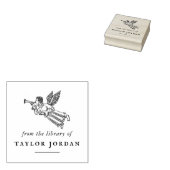 Mythische engel boodschapper uit de bibliotheek va rubberstempel (Gestempeld)
