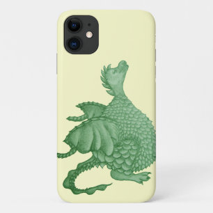 mythische fantasiekertje schattige groene draak Case-Mate iPhone case
