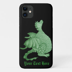 mythische fantasiekertje schattige groene draak Case-Mate iPhone case