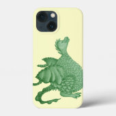 mythische fantasiekertje schattige groene draak Case-Mate iPhone case (Achterkant)