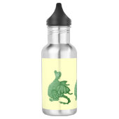 mythische fantasiekertje schattige groene draak waterfles (Links)