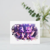 *~* Mythische FOTO Nodig Dragon AP48 Briefkaart ui (Staand voorkant)