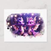*~* Mythische FOTO Nodig Dragon AP48 Briefkaart ui (Voorkant)