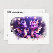 *~* Mythische foto uitnodiging Draak AP48 ansichtk (Voorkant / Achterkant)