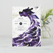 Mythische Happy Dragon Verjaardag Kaart (Staand voorkant)