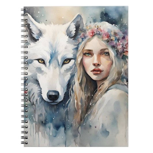 Mythische harmonie van Natuur Notitieboek (Voorkant)