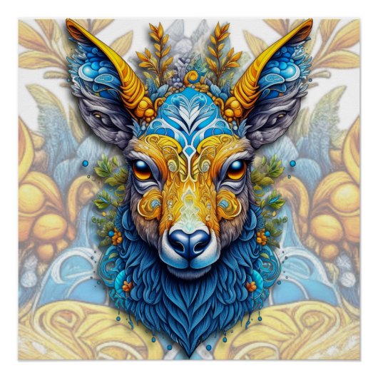 Mythische herten perfect poster (Voorkant)
