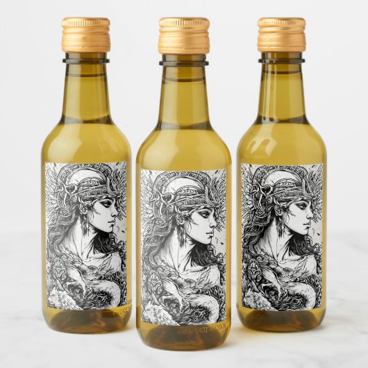 Mythische inkt: oude mythologieën geïllustreerd wijn etiket (Flessen)