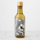 Mythische inkt: oude mythologieën geïllustreerd wijn etiket (Voorkant)