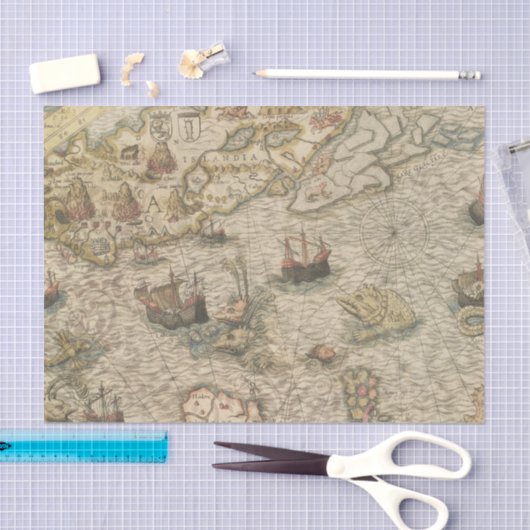  mythische kaart tissuepapier (Craft)