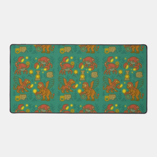 Mythische Krab en Griffioen Schattenjagers Bureaumat (Voorkant)