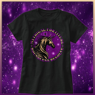 Mythische kracht, grenzeloos eenhoorn oplossen t-shirt