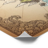 Mythische landschapskaart poster (Hoek)