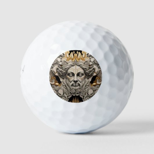Mythische legendarische scènes golfballen (Voorkant)