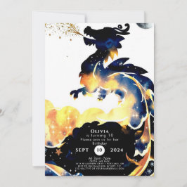 Mythische leuke draak verjaardag kaart