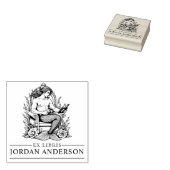 Mythische Mannelijke Merman Ex Libris Bibliotheek  Rubberstempel (Gestempeld)