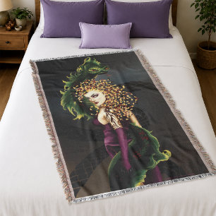 Mythische Medusa Griekse Mythologie Slang Gorgon Deken