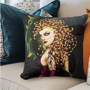 Mythische Medusa Griekse Mythologie Slang Gorgon Kussen